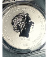 2023 P TUVALU - THE FANCY - BLACK FLAG **FIRST STRIKE** SILVER DOLLAR PC... - $2,328.08 MXN
