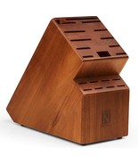 20 Slot Acacia Wood Knife Block From Cook N Home, $2660. - £26.37 GBP