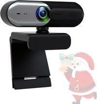 1080P Webcam with Privacy Slide Cover for PC Web cam for Laptop Computer Camera  - £27.72 GBP