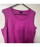 Ladies 3XP Talbots Sweater Vest Purple - $34.12 CAD