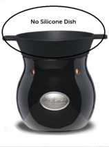 Scentsy VELATA Fondue Warmer NOIR 4 Forks NO SILICONE DISH - $19.99