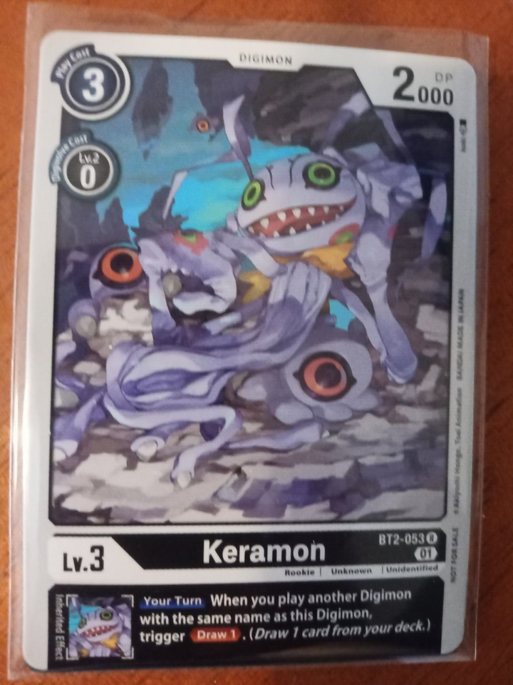 Keramon PROMO BT2 053 Tamer Party Special Booster Alternative Art Digimon Card