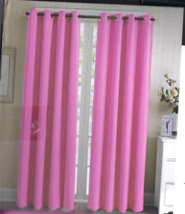 Pink 2 pc Regal Comfort Clearance Blackout Curtain Panel with Grommet Top - £22.86 GBP