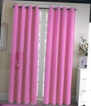 Pink 2 pc Regal Comfort Clearance Blackout Curtain Panel with Grommet Top - £22.57 GBP