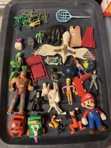 Lot Of 35 Kids Toys Goofy Mario Bros Snoopy Toy Story And Misc - £6.75 GBP
