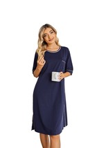 RH Womens Nightgowns Pullover Sleep Shirts Nightshirt Sleepwear Pajama R... - $22.99