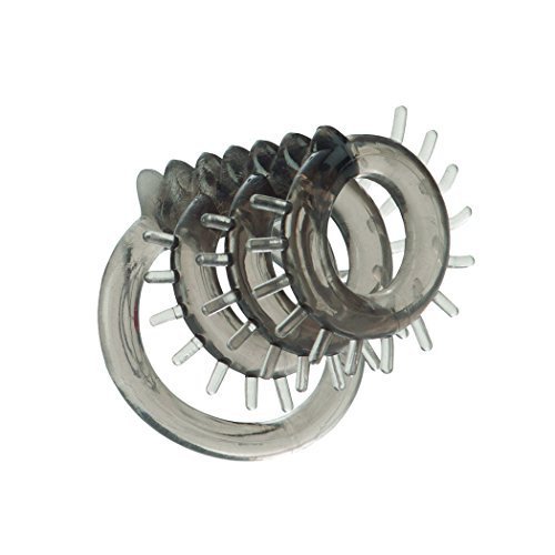 Dr Joel Kaplan Support Master Triple Ticklers Cock Ring Smoke - $11.87