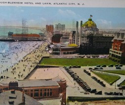 Atlantic City Postcard Marlborough Blenheim Hotel New Jersey 1924 Sithens NJ - $8.10