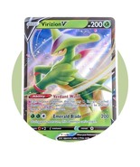 Sword and Shield Pokemon Card: Virizion V SWSH295 - £7.78 GBP