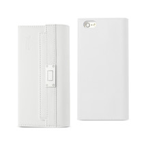 Reiko Iphone 6s Genuine Leather Rfid Wallet Case And Metal Buckle Belt In Ivory - £12.78 GBP