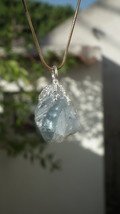 Celestite necklace / Celestite crystal / Blue celestite - $305.18 MXN+