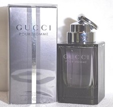 Gucci Pour Homme 90ml  3.oz Men&#39;s Eau de Toilette Spray  - £63.30 GBP