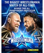WrestleMania 38 Poster WWE Event Art Print Size 11x17&quot; 18x24&quot; 24x36&quot; 27x... - £9.53 GBP+
