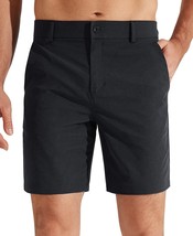 Libin Men&#39;S Golf Shorts 7&quot; 10&quot; Work Dress Shorts Casual Flat Front Hybrid Shorts - £34.36 GBP