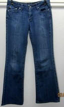 AG ADRIANO GOLDSCHMIED the CLUB (27R) L30 BOOT CUT STRETCH DARK BLUE JEANS - £12.36 GBP