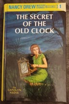 Vintage Nancy Drew #1 Hard Cover Book The Secret Of The Old Clock - £7.84 GBP