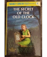 Vintage Nancy Drew #1 Hard Cover Book The Secret Of The Old Clock - £7.86 GBP