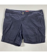 Dickies Shorts Womens 18 Navy Blue Khaki 40 Workwear Pockets Office Stretch - £18.12 GBP