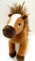 Just Play DreamWorks Spirit Untamed Wild Horse 8&quot; Brown Stuffed Animal Plush - £10.86 GBP