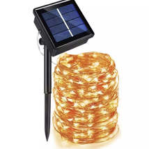 Solar Copper Wire Remote Control String Lights Households - £22.80 GBP+