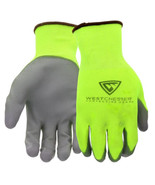 Westchester Touch Screen Hi-Vis Yellow PU Palm Coated Nylon Gloves (3-Pack) - $15.79