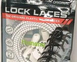 Lock Laces  Elastic No Tie Shoelaces One Size Fits All WHITE - $9.79