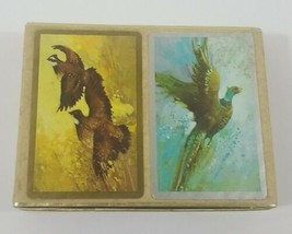 Vintage Congress Celutone Playing Cards Double Deck Birds Theme  - £14.04 GBP