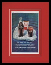 1961 Coca Cola Have a Coke Framed 11x14 ORIGINAL Vintage Advertisement - £34.84 GBP