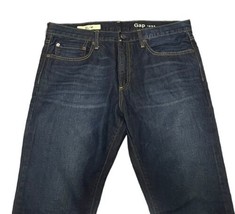 Gap Men’s Slim Flit Dark Wash Jeans Size 34x32 EXCELLENT CONDITION  - £19.38 GBP