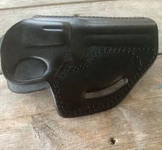 Fits Smith&Wesson Mod. 686 4”BBL 3-Slot Leather Belt Holster With Open Top image 4