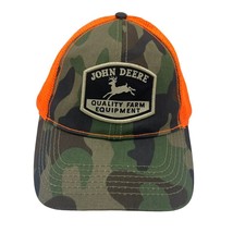 John Deere Camo Trucker Hat Hi-Viz Orange - £11.51 GBP