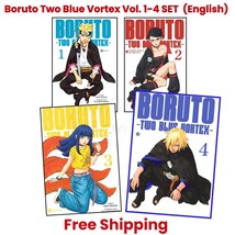 Boruto: Two Blue Vortex Manga Vol 1-4 FULL SET English Version Comic Book - $1,326.41 MXN