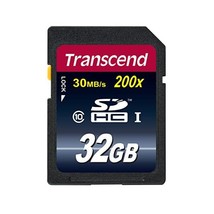 Transcend 32GB Premium SDHC Class 10 Memory Card  (up to 30MB / s read)[... - $44.70 CAD