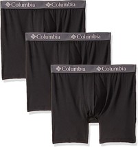 Columbia High Performance Stretch Boxer Briefs Underwear Mens XL 40-42 Black - £19.24 GBP
