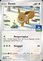 EEVEE Promo 355/S-P GYM Stamp Pokemon TCG Indonesia Free shipping - £19.75 GBP