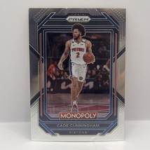 2022-23 Panini Monopoly Prizm Basketball Cade Cunningham Base #25 Pistons - £1.57 GBP