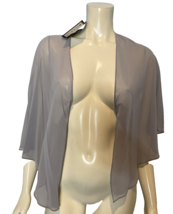 SLNY Silver Sheer Formal Wrap Size M, NWT - $18.99