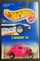 1996 Hot Wheels 1934 Ford Coupe 3-Window Hot Pink #451 HW11 - £7.47 GBP