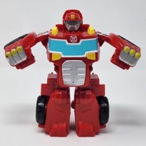 Transformers Rescue Bots Heatwave Fire Truck 5&quot; Figure Playskool Heroes - £9.98 GBP