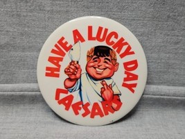 &quot;Have a Lucky Day&quot; Caesar&#39;s Palace Button 3&#39;&#39; Casino Pin - £4.54 GBP