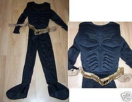 Boy&#39;s Size Medium 7 8 10 Batman The Dark Knight Bat Man Halloween Costume Belt - £19.07 GBP