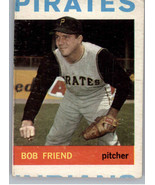 1964 Topps 20 Bob Friend  PR Pittsburgh Pirates - $0.99