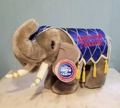 Ringling Bros. Barnum &amp; Bailey Circus Elephant Plush 9” Stuffed Animal 2... - £11.23 GBP