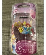 2 Disney Princess LCD Watches With Interchangeable Tops both sealed - £11.79 GBP