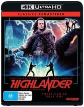 Highlander 4K Ultra HD | Christopher Lambert, Sean Connery | Region Free - £19.96 GBP