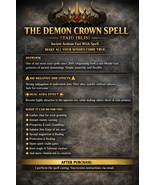 Fast Wish Spell-Demon Crown Spell (Taju Iblis) Ancient Arabian Spell  - $250.00