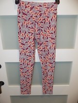 Lularoe Disney Minnie Mouse Gray Leggings Size Tween NWOT - £20.47 GBP