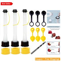 Comprehensive Gas Can Spout Kit: Flexible Nozzle &amp; Cap for 1-5 Gallon Co... - $20.74