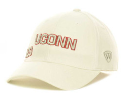 UConn Huskies Connecticut TOW NCAA College Molten White Stretch Fit Cap Hat - $19.99