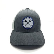Outdoor Cap SnapBack Trucker Mesh Hat Adjustable Gray With Logo - $8.90